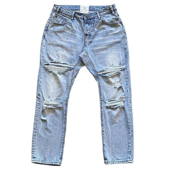 One Teaspoon Denim - One Teaspoon Saints Trashed Distressed Jeans Boyfriend